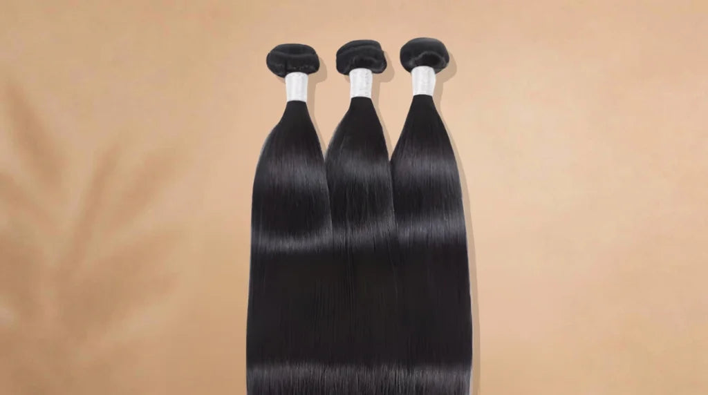 Before wearing Brazilian Bone Straight Virgin Human Hair Extension, Double Weft