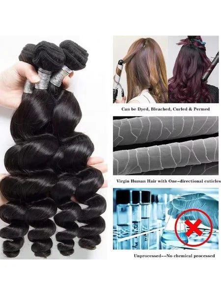 Brazilian Loose Deep Wave Remy Human Hair Extension