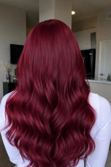 Body Wave 99J Burgundy 13x6 Lace Front Wig 220% Density