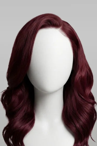 Body Wave 99J Burgundy 13x6 Lace Front Wig 220% Density