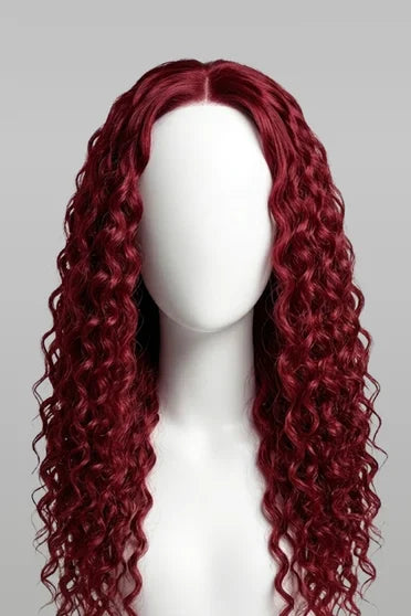 Deep Wave 99J Burgundy 13x6 HD Lace Wig 200% Density