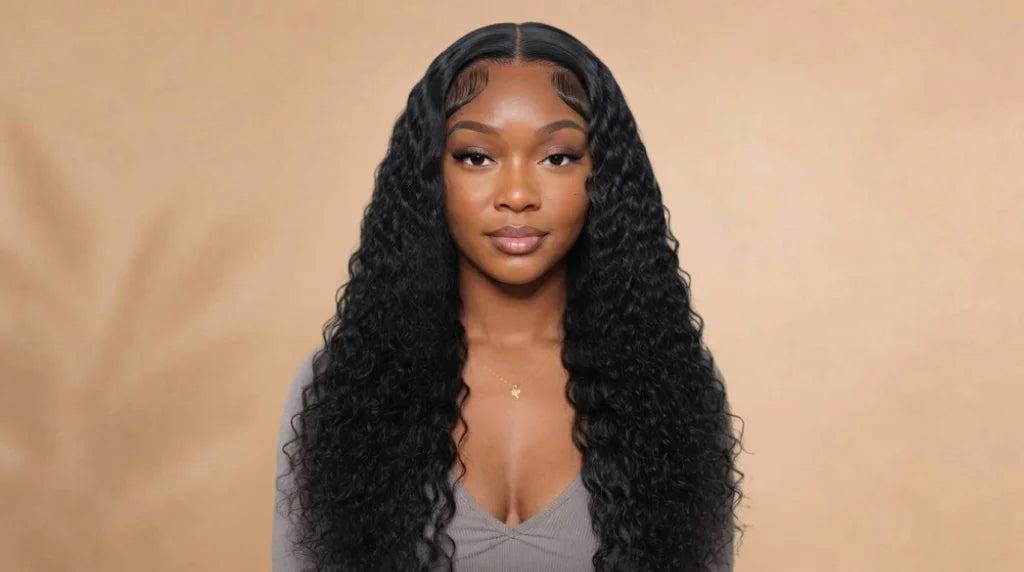 After wearing Deep Wave HD Glueless Lace Wig 200% Density