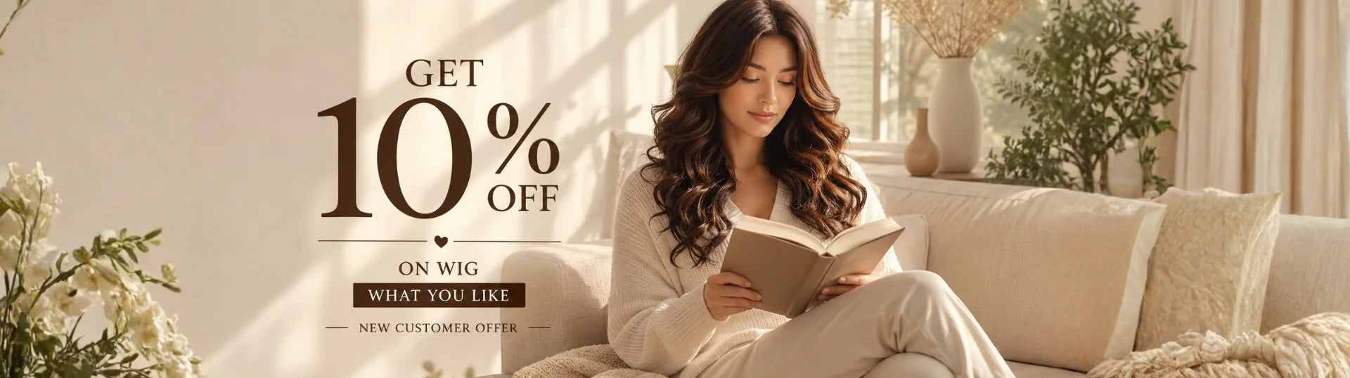 Get 10% off on wig you love | Manes desktop