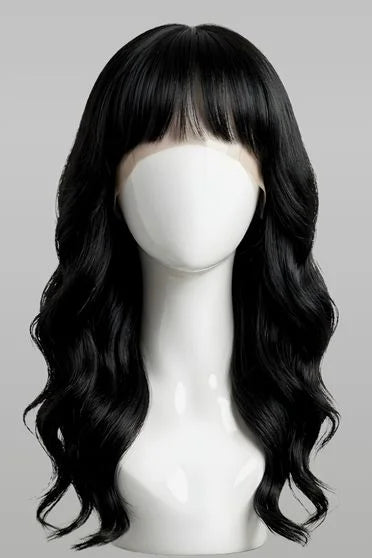 Glueless 13x5 HD Lace Body Wave Wig with Bangs