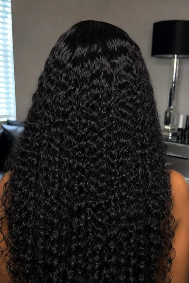 Kinky Curly 3-in-1 Half Human Hair Blend Ready to Wear Wig