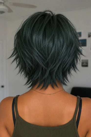 Maki Zenin Short Green Anime Cosplay Wig