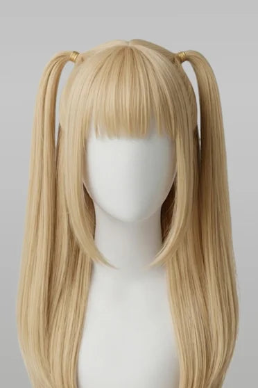 Misa Amane Long Golden Blonde Cosplay Wig