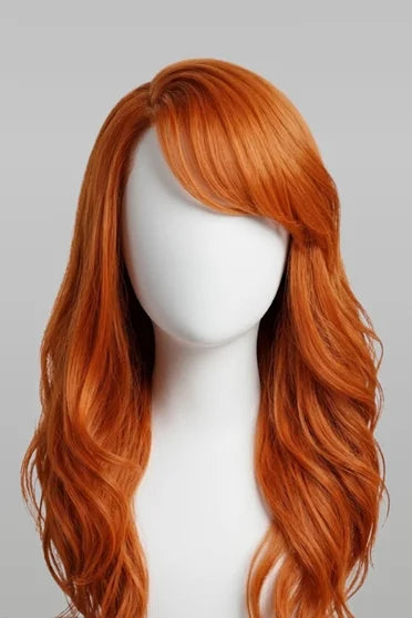 Nami 2 Years Later Long Orange Wave Cosplay Wig