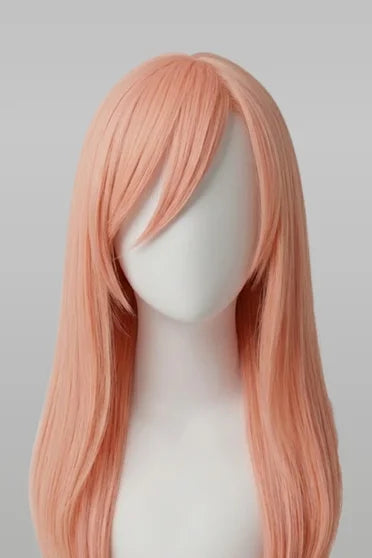 Power Long Pinkish-Orange Anime Cosplay Wig