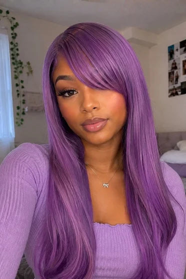 Rize Kamishiro Long Purple Wave Cosplay Wig