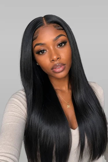 Straight 13x6 HD Lace Glueless Wig 220% Density