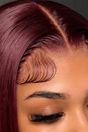 Customer style image - Straight Chocolate Brown 13x6 HD Lace Frontal Wig