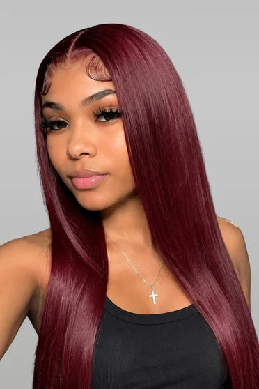 Straight Chocolate Brown 13x6 HD Lace Frontal Wig