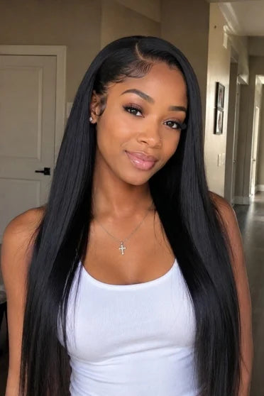 Straight Human Hair 13x6 Lace Wig