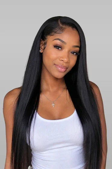 Straight Human Hair 13x6 Lace Wig