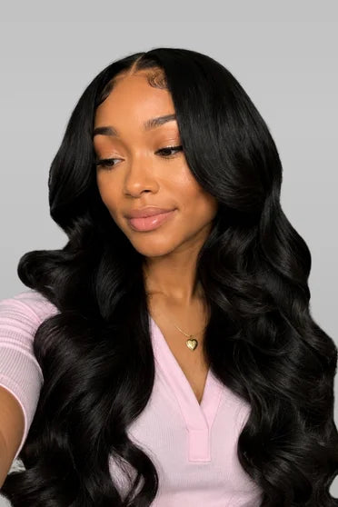 V-Part Body Wave 220 Density Hair Wig