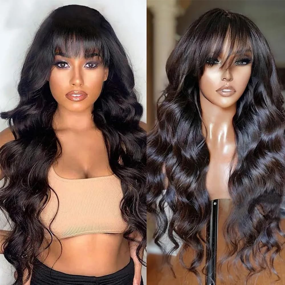 Natural Full Machine-Made Body Wave Wig