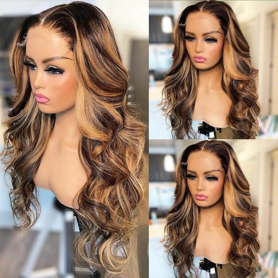 P4/27 Lace Front 13x4 Body Wave Wig