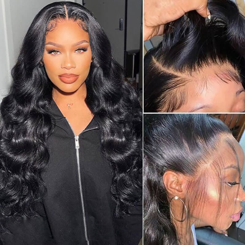 4x6 Natural Body Wave Closure Wig