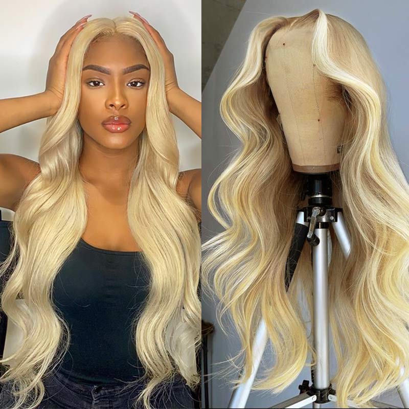 613 Blonde Body Wave 13x4 Lace Front Wig