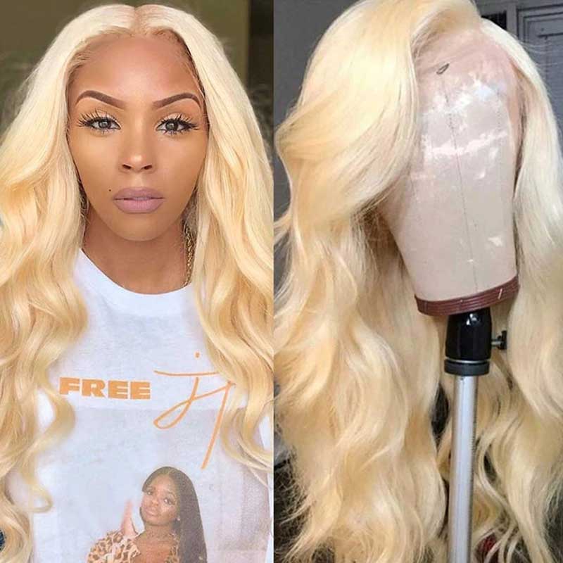 613 Blonde Body Wave 13x4 Lace Front Wig