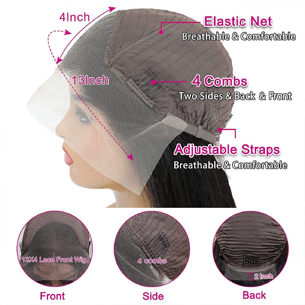 13x4 Body Wave Natural Lace Front Wig