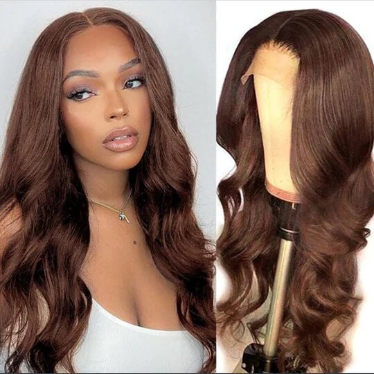 Brown 4x4 Body Wave Lace Wig