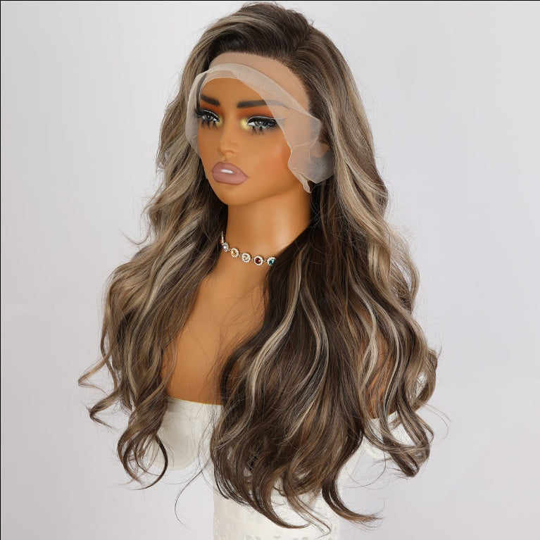 Highlighted Wear & Go Glueless Synthetic Wig