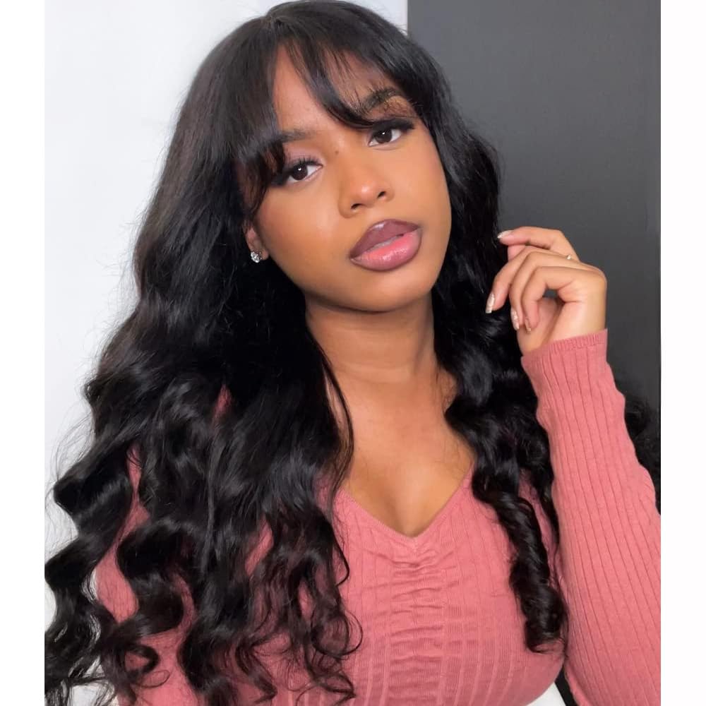 Natural Full Machine-Made Body Wave Wig