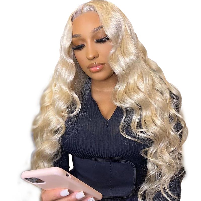 613 Blonde Body Wave 13x4 Lace Front Wig