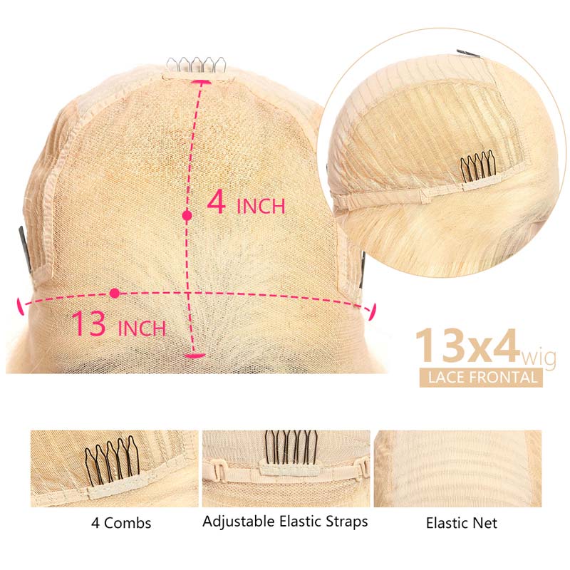613 Blonde Body Wave 13x4 Lace Front Wig