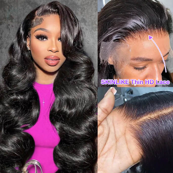 Body Wave 13x4 Natural Lace Frontal Wig