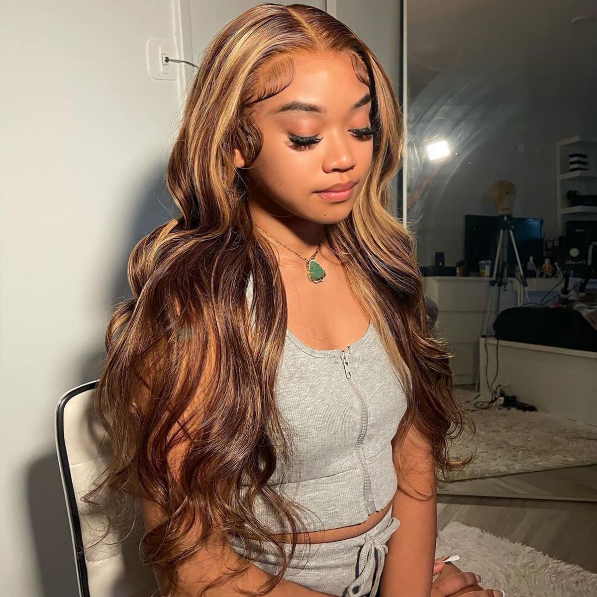 P4/27 Body Wave 4x4 Lace Closure Wig