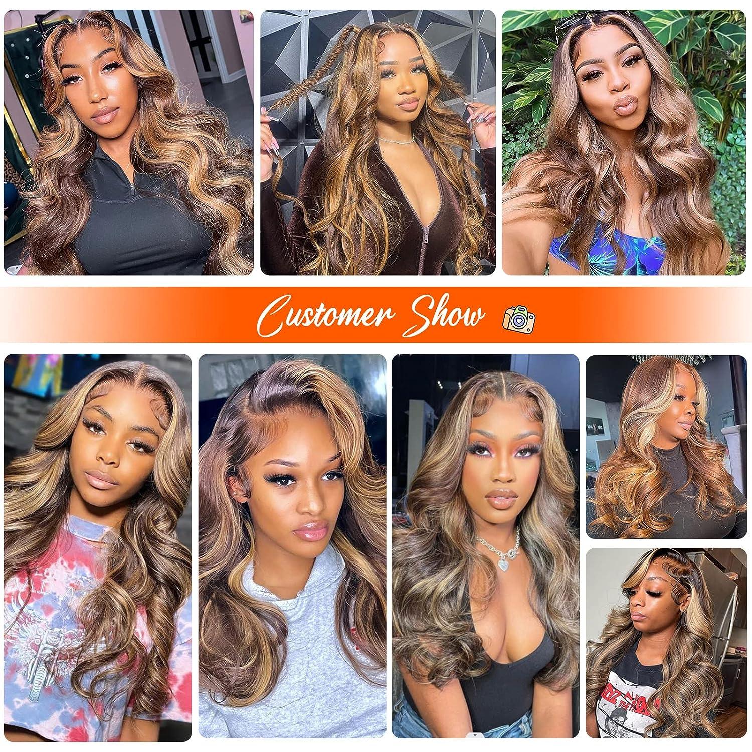 P4/27 Body Wave 13x4 Lace Front Wig
