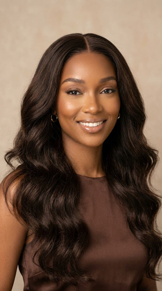 4x6 Natural 3D Body Wave Closure Wig